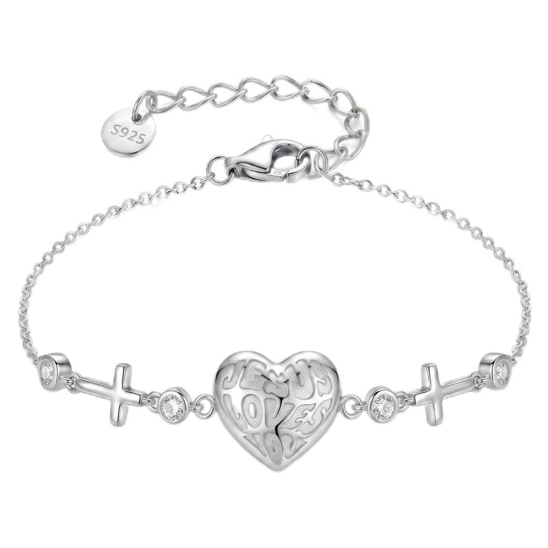 Sterling Silver Dragonfly Butterfly Cardinal Hummingbird Jesus Fish Lotus Daisy Sunflower Rose Faith Cross Bracelet