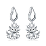 Dinosaur Hoop Earrings 925 Sterling Silver  Jewelry Gifts for Women