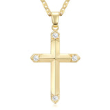 14K Gold Plated Cross Infinity  Pendant Necklace  for Women