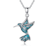Sterling Silver Dove Hummingbird Red Cardinal Pendant Necklace