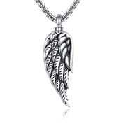 925 Sterling Silver Wing Urn Necklace for Ashes Necklace Angel Wing Cremation Jewelry Memory