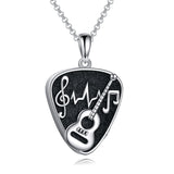 Guitar Urn Necklaces for Ashes Sterling Silver Cremation Urn Necklaces Memorial Keepsake With Filling Tool…