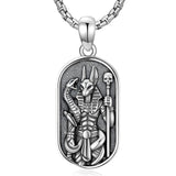 Sterling Silver Memento Mori Tree of Life Anubis Pendant Viking Amulet   Protection Pendant Necklace Egyptian Jewelry Christmas Birthday Gifts