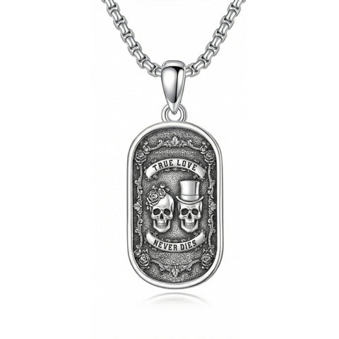 Sterling Silver Memento Mori Tree of Life Anubis Pendant Viking Amulet   Protection Pendant Necklace Halloween Gift