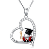 Necklaces for Women Penguin Necklace  925 Sterling Silver  for Girlfriend Women