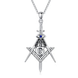 Sterling Silver Medieval Sword Dagger Pendant Necklace