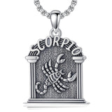 Sterling Silver Constellation Celestial Pendant Necklace