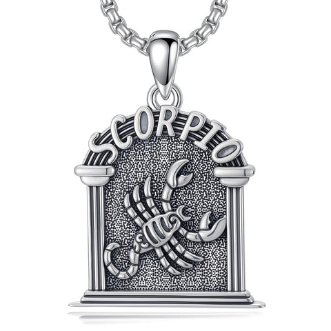 Sterling Silver Constellation Celestial Pendant Necklace