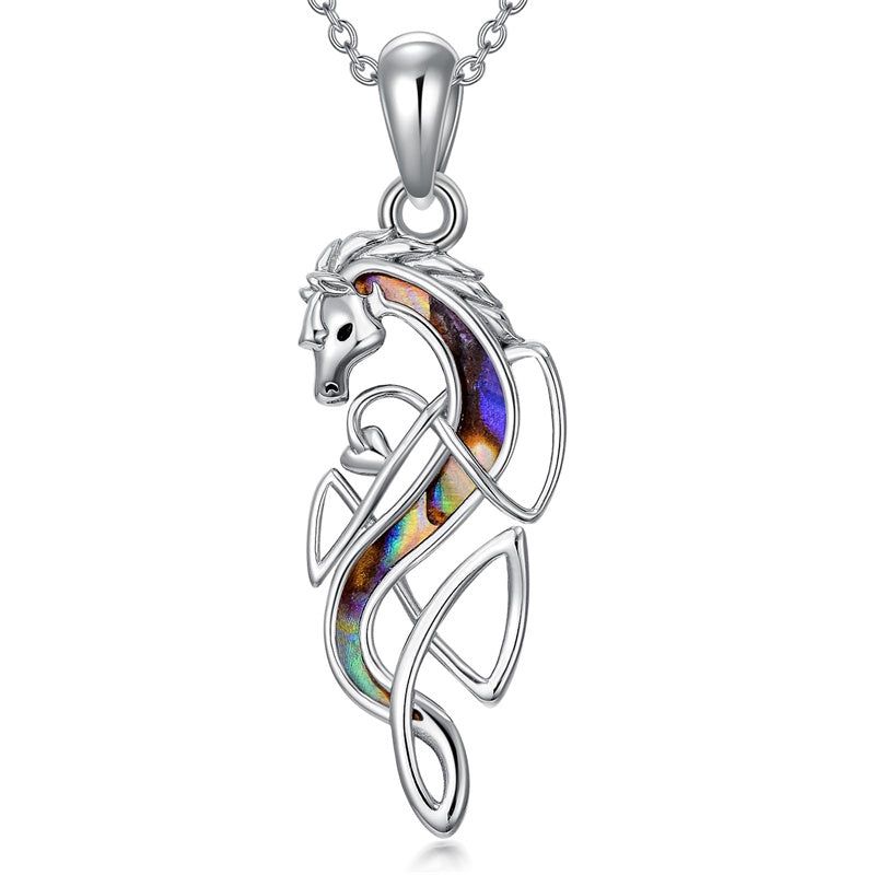 Sterling Silver Bald Eagle Dove Koi Fish Horse Pendant Necklace