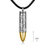 925 Sterling Silver Necklace for Men Memento Mori Necklace Urn Necklace for Ashes Cremation Jewelry Gift for Men