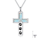 Sterling Silver Abalone Shell Opal Butterfly Dragonfly Tree of Life Pet Paw Cross Urn Necklaces for Ashes