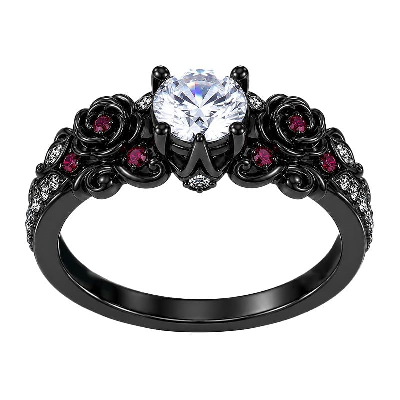 Sterling Silver 10K 14K 18K Gold Custom Engraved Moissanite Engagement Wedding Ring