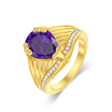 10K 14K 18K Gold 3CT Engagement Wedding Band Promise Ring for Men