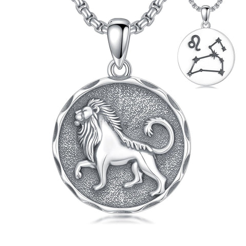 Sterling Silver Constellation Celestial Pendant Necklace Astrology Jewelry Birthday Gifts Christmas