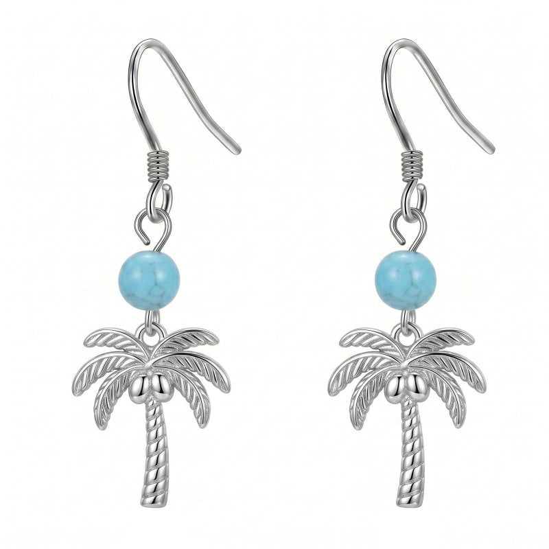 Sterling Silver Turquoise Owl Dragonfly Butterfly Hummingbird Dangle Earrings