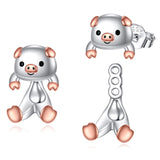 Pig Stud Earrings for Women 925 Sterling Silver Jewelry Hypoallergenic  Gifts Birthday