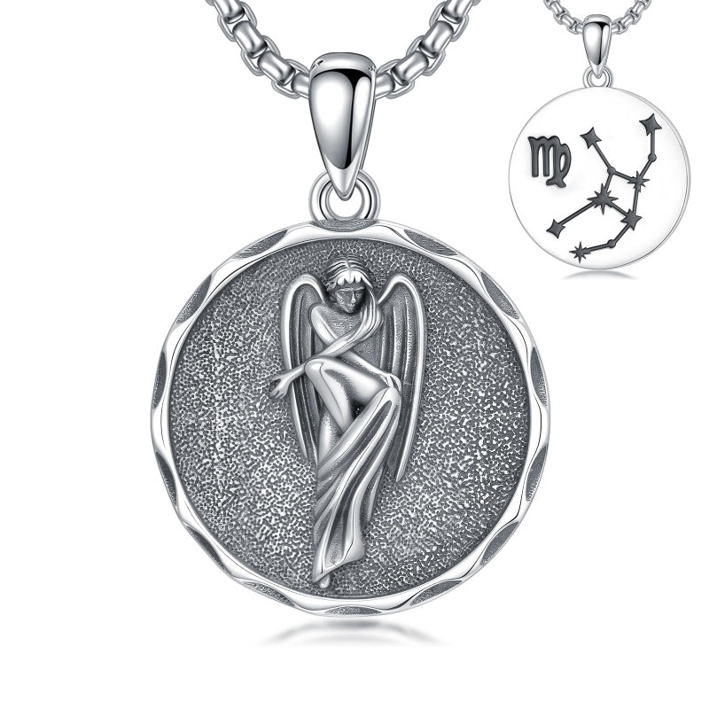 Sterling Silver Constellation Celestial Pendant Necklace Astrology Jewelry Birthday Gifts Christmas