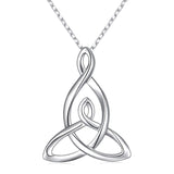 925 Sterling Silver Celtic Motherhood Knot Necklace Jewelry for Women Mom Birthday Gift