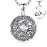 Sterling Silver Constellation Celestial Pendant Necklace Astrology Jewelry Birthday Gifts Christmas