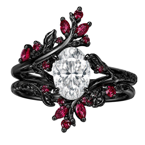 Sterling Silver 10K 14K 18K Gold Custom Engraved Moissanite Engagement Wedding Ring