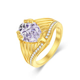 10K 14K 18K Gold 3CT Engagement Wedding Band Promise Ring for Men