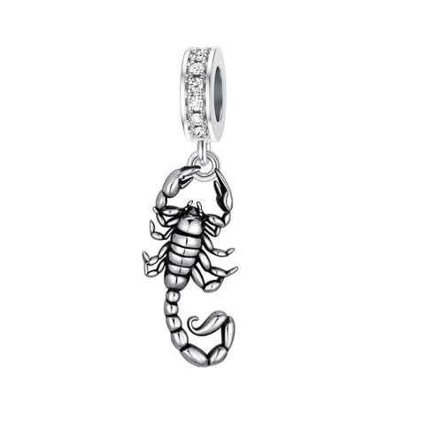 Sterling Silver Lion Red Panda Fox Bear Capybara Charm Beads Christmas Birthday Gift