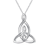 925 Sterling Silver Celtic Motherhood Knot Necklace Jewelry for Women Mom Birthday Gift