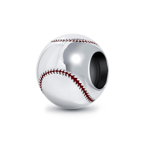 Sterling Silver Volleyball Baseball Basketball Football Soccer Sport Charm Beads