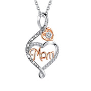 Best Gifts for Women,Sterling Silver Mom  Necklace, Birthday Mothers Day  Day Jewelry Gifts for Mom  from Daughter Son