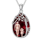 Sterling Silver Crystal Father Daughter Pendant Necklace from Dad  I Love You Forever Jewelry