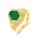 10K 14K 18K Gold 3CT Engagement Wedding Band Promise Ring for Men