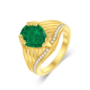 10K 14K 18K Gold 3CT Engagement Wedding Band Promise Ring for Men