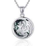 Dragon Moss Agate NecklaceJewelry Gifts for Women Girls