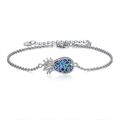 Sterling Silver Pineapple Bracelet