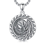 Sterling Silver 12 Zodiac Astrology Horoscope Pendant Necklace