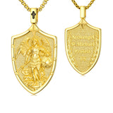 Patron Saint Medal Gold Plated Catholic Pendant Christian Religious Necklace Amulet Jewelry