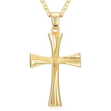 14K Gold Plated Cross Infinity  Pendant Necklace  for Women