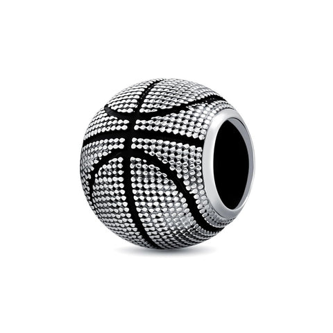 Sterling Silver Volleyball Baseball Basketball Football Soccer Sport Charm Beads
