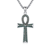 14K Gold Plated Cross Pendant Necklace Protection Jewelry Religious Gift