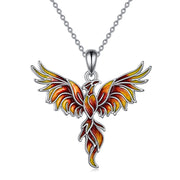 Phoenix Pendant Necklace 925 Sterling Silver Jewelry Gifts for Women Girls Mom