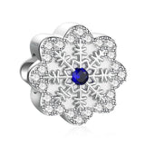 Merry Christmas Tree /Snowflakes/Gift Box Charms CZ Silver Bracelet Beads Compatible with Pandora Charm Bracelet