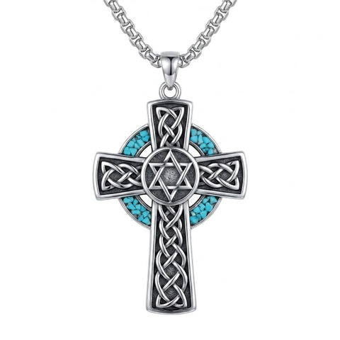 Sterling Silver Cross Pendant Necklace Christian Religious Jewelry Gifts for Anniversary