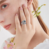 Sterling Silver Hummingbird Butterfly Dragonfly Bee Adjustable Spoon Rings