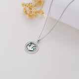 Sterling Silver Peace Sign Coexist Peace Symbol Pirate Tree of Life Thor's Hammer Wolf Raven Viking Series Necklace