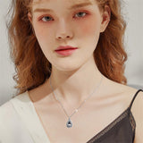 Sterling Silver Personalized Red Cubic Zirconia Butterfly Hummingbird Urn Necklace for Ashes