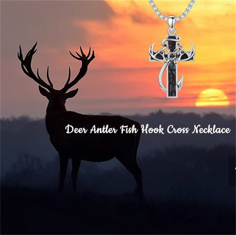 Sterling Silver Cross Pendant Necklace for Men