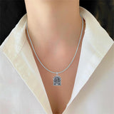 Sterling Silver Constellation Celestial Pendant Necklace