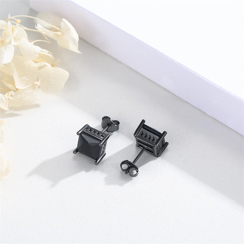 Stud Earrings 925 Sterling Silver Stud Earrings for Mens Womens Pierced Mens Earrings Jewelry Gift for Father's Day Gifts