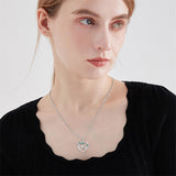Sterling Silver Raccoon Dolphin Sea Otter Wolf Sloth Mother Daughter Pendant Necklace