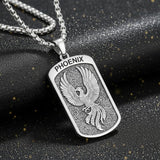 Sterling Silver Tiger Eagle Lion Dragon Phoenix Necklace for Men Animal Jewelry Gifts for Chrismas Birthday